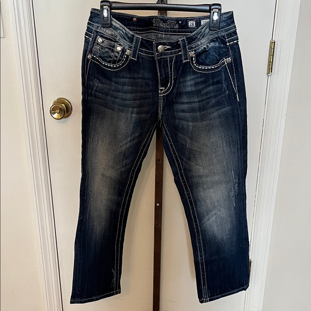 Miss Me Indigo Capri Jeans